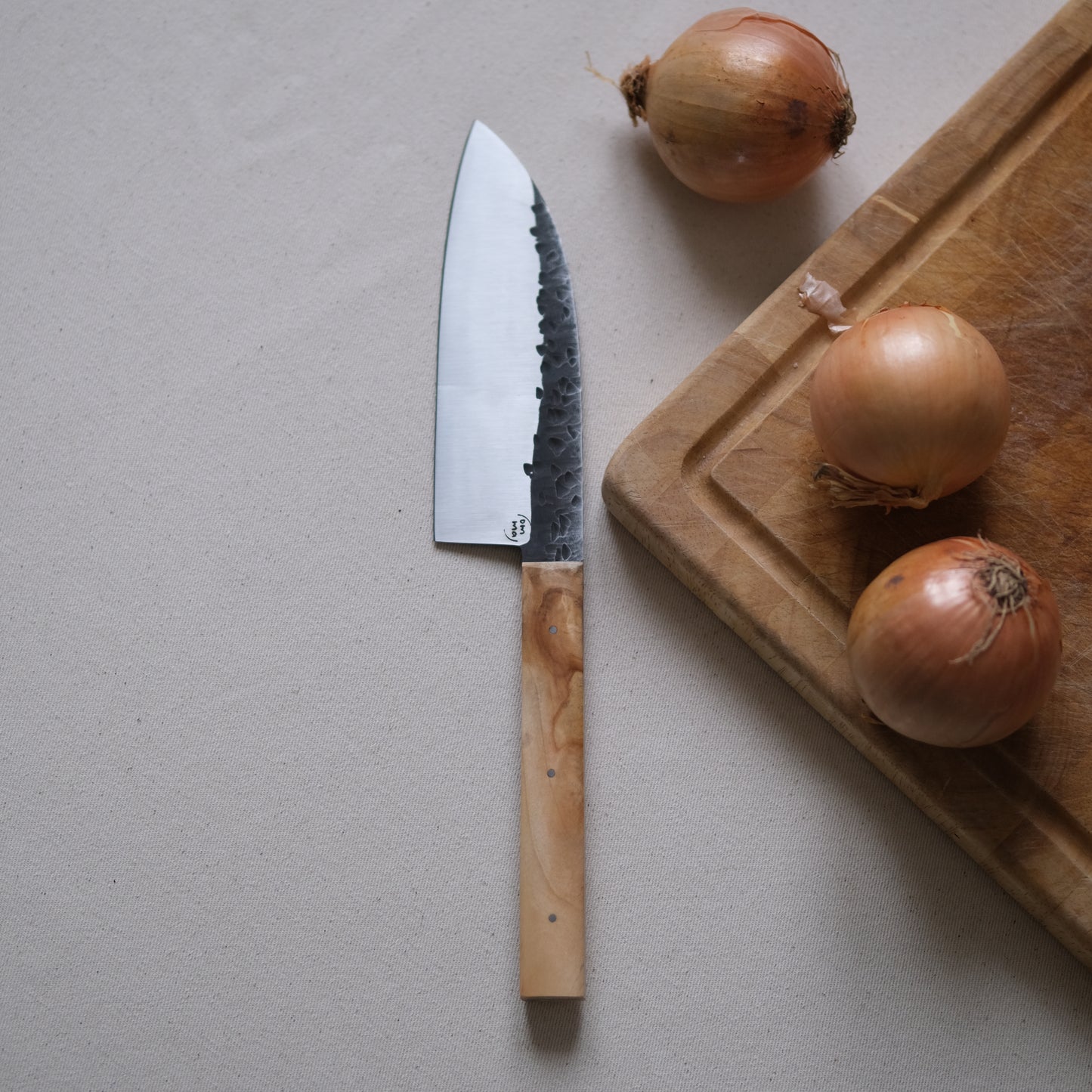 NALMADA • COUTEAU DE CUISINE MARRONNIER ÉCHAUFFÉ